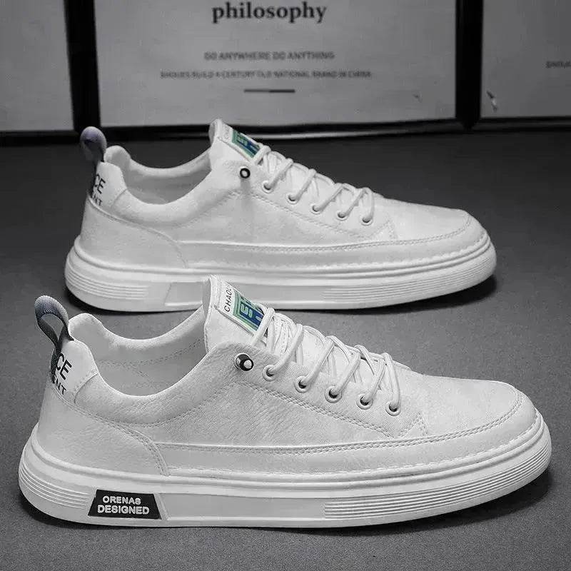 All-matching Sneakers Daily Leisure Sports Work Platform Casual Sneakers Shoes for Men Canvas Sneakers for Men - EX-STOCK Canada