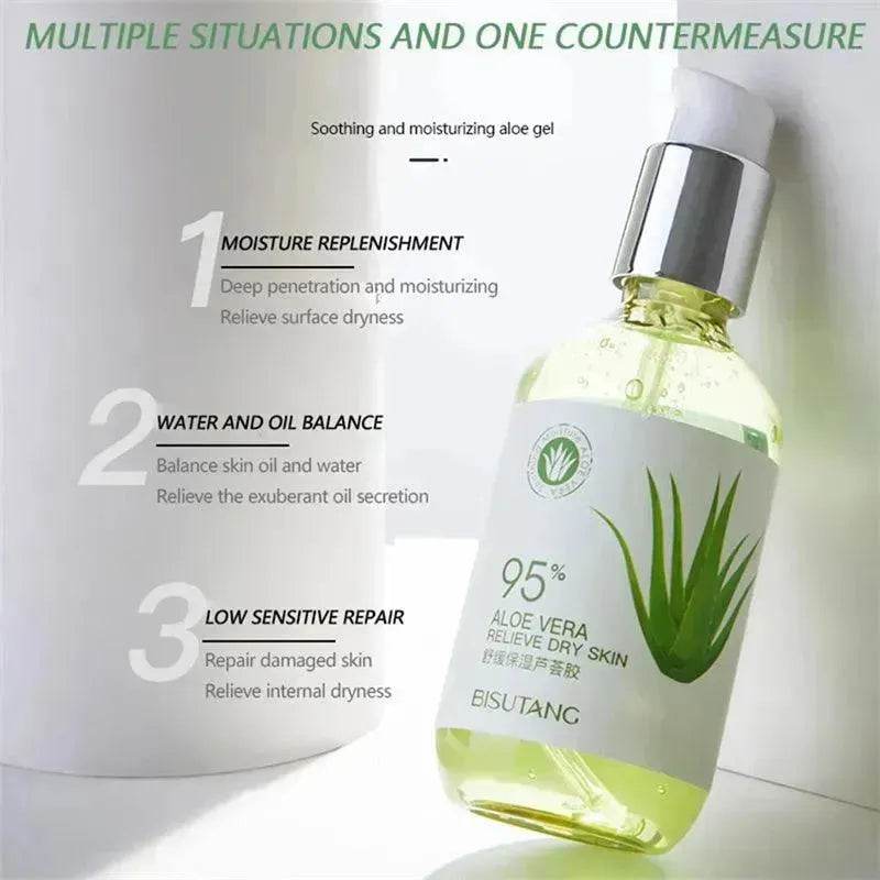 Aloe Gel Moisturizing Lotion Facial Cream Perfectly Plain Moisturizing And Smooth Skin Care Products - EX-STOCK Canada