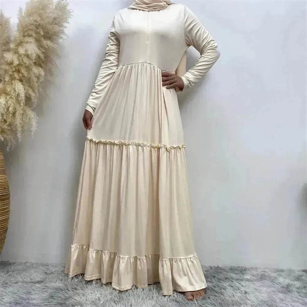 Amazing Simple Maxi Gown Abaya Dress for Sophisticated Arab Dubai Turkey Middle Eastern Women. - EX-STOCK Canada