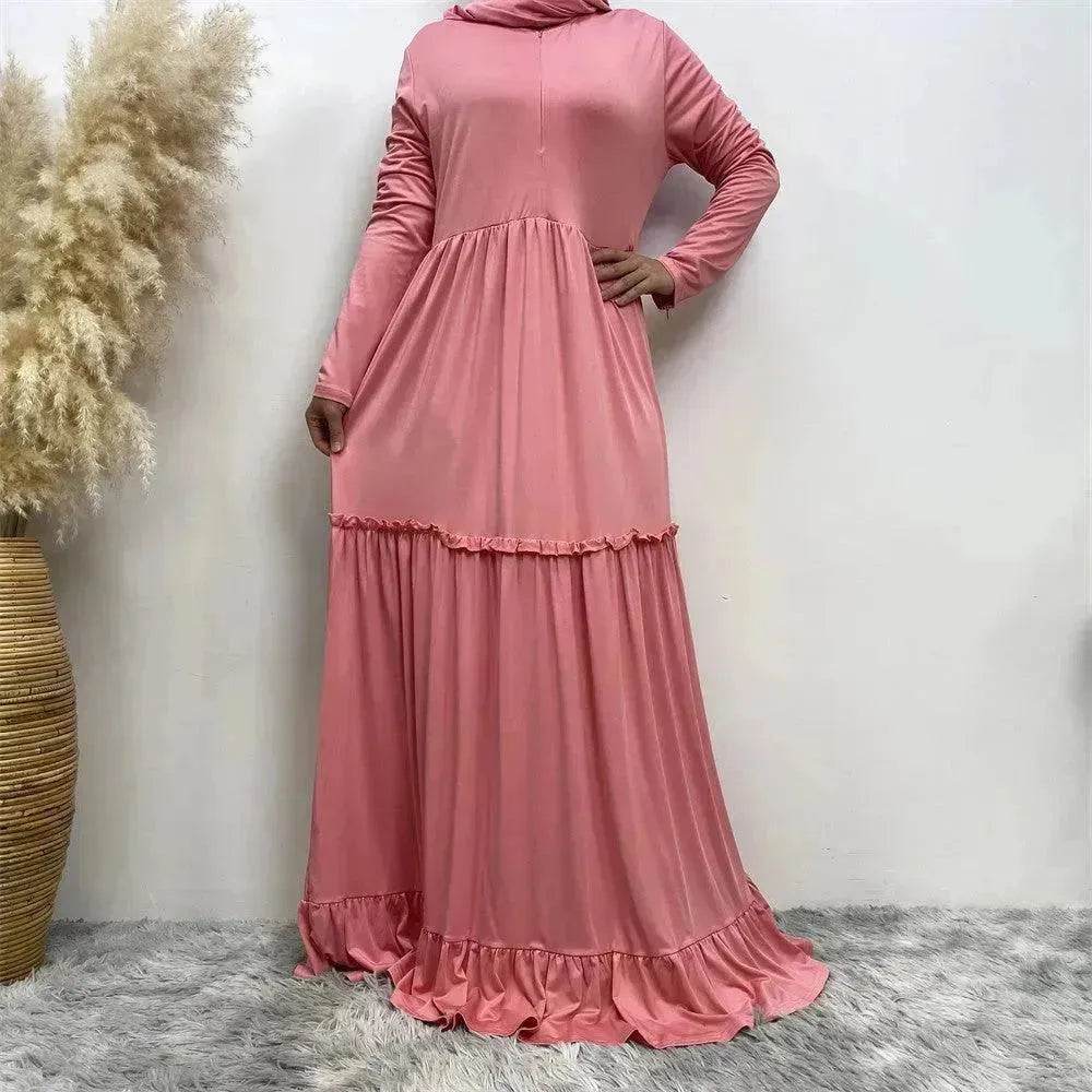 Amazing Simple Maxi Gown Abaya Dress for Sophisticated Arab Dubai Turkey Middle Eastern Women. - EX-STOCK Canada
