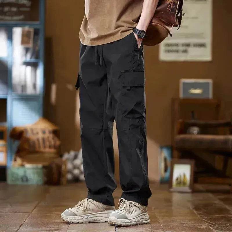 American Fashion Brand Workwear Men's Spring And Autumn Loose Straight Wide-leg Pants - EX-STOCK Canada