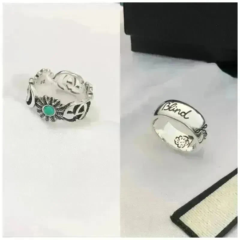 Ancient Daisy Silver Ring - EX-STOCK CANADA