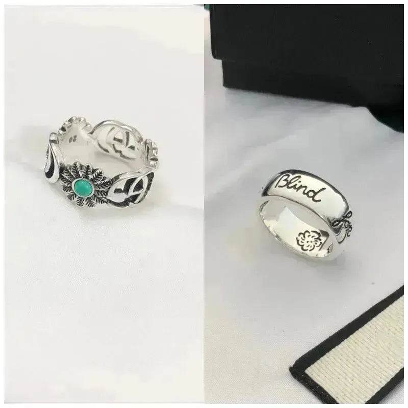 Ancient Daisy Silver Ring - EX-STOCK Canada