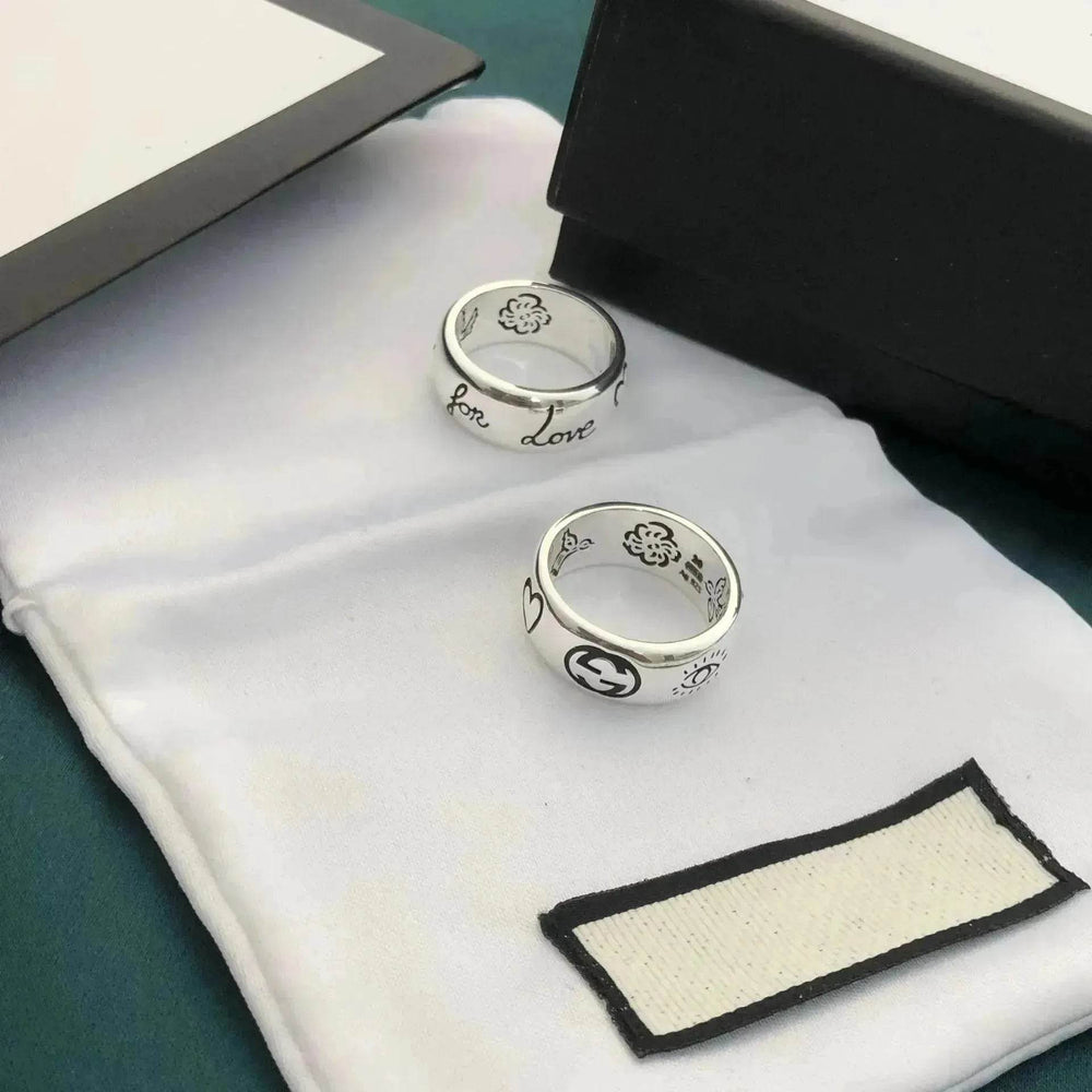 Ancient Daisy Silver Ring - EX-STOCK Canada