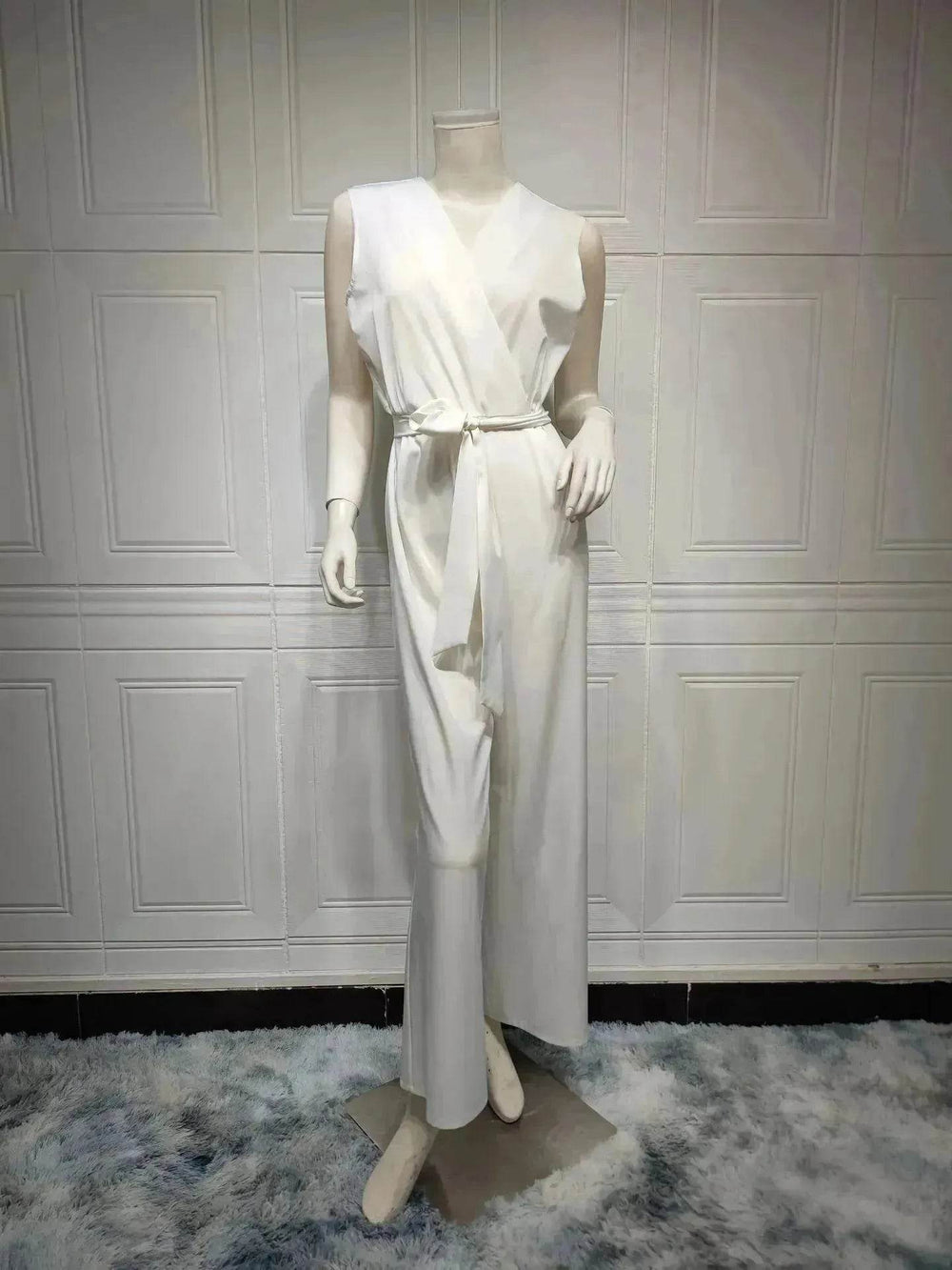 Abrigo Cardigan Árabe con Patchwork de Chifón - EX-STOCK Canada