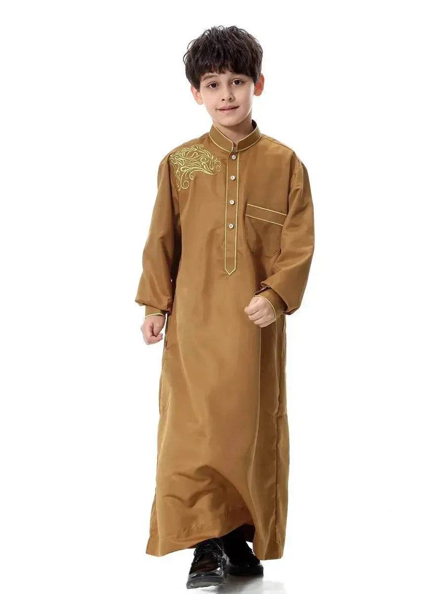Elegant Little Boy's Arab Dubai Middle East Teen Boy Jalabiya ArabBoy Kaftan Galabia - EX-STOCK Canada