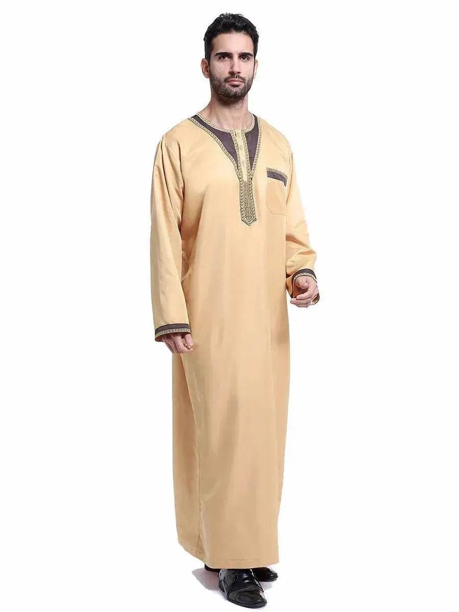 Eid Ramadan ArabKaftan Jalabiya for Men Arab Dubai Middle Eastern Men's Moroccan Men's Jalabiya - EX-STOCK Canada