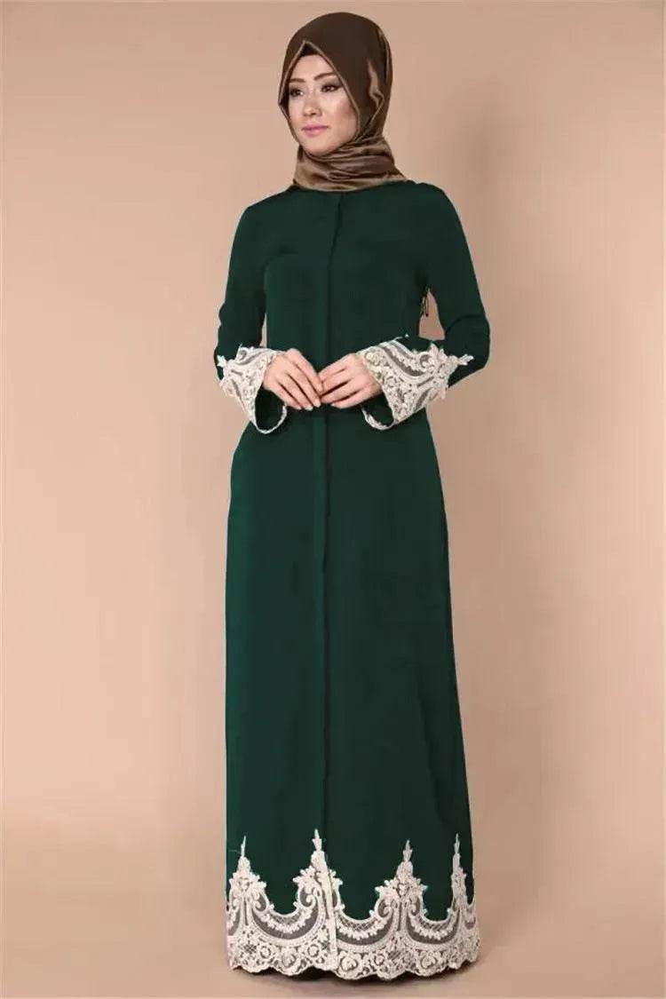 Bata de encaje árabe - EX-STOCK Canada