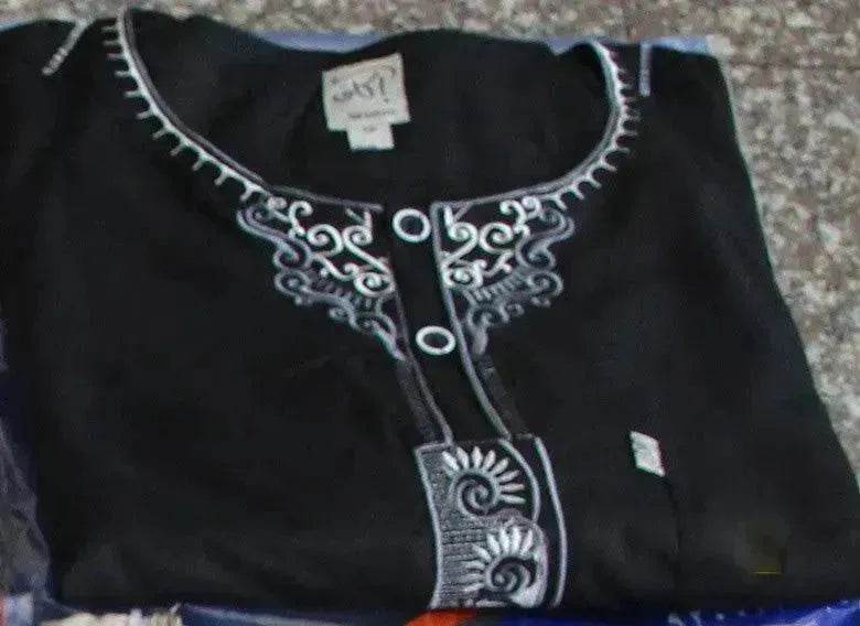 Arab Men's New Cotton Hemp Embroidery Liturgy Embroidered Hui Men's Suit Two Piece Wholesale - EX-STOCK Canada