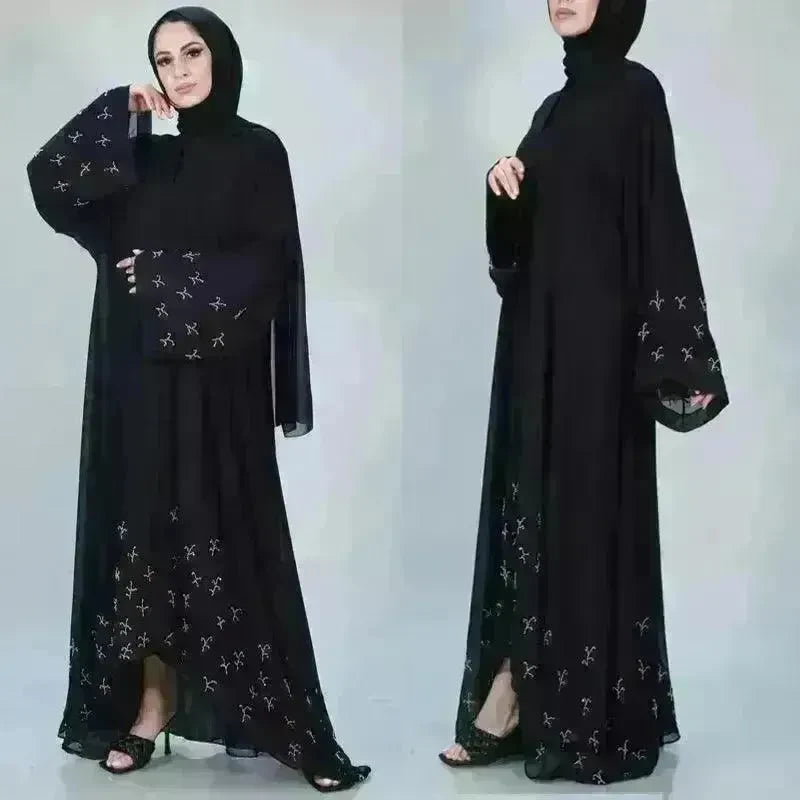 Arab Middle Eastern Loose Cardigan Robe - EX-STOCK CANADA