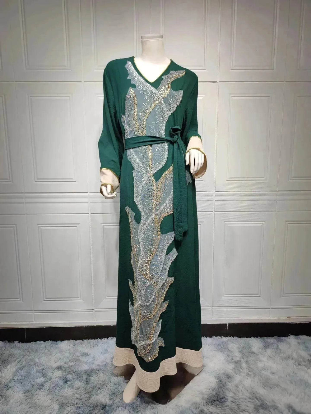 Arab Robe Sequin Embroider Fashion - EX-STOCK Canada