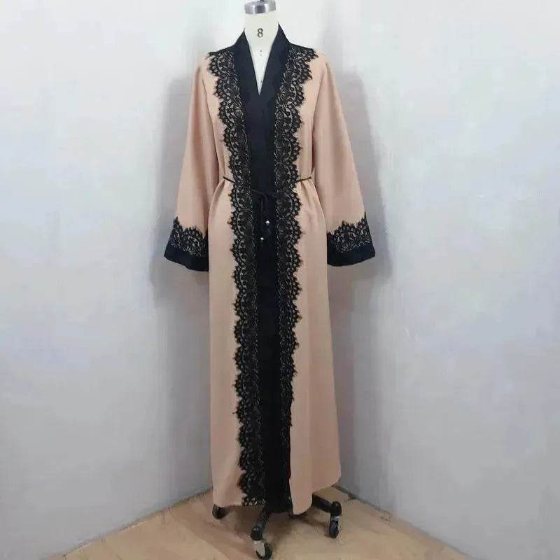 Cardigan Bata de Encaje para Mujeres Árabes EX-STOCK Canada