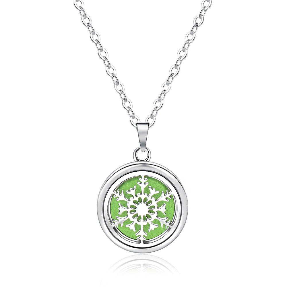Collier Boîte à Parfum Ronde Creuse Ouverte - EX-STOCK Canada
