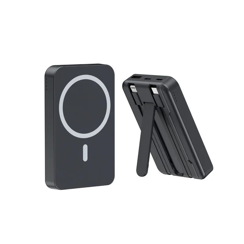 Magnetic Power Bank Mobile Power Supply Wireless Charger With Cable EX-STOCK Canada