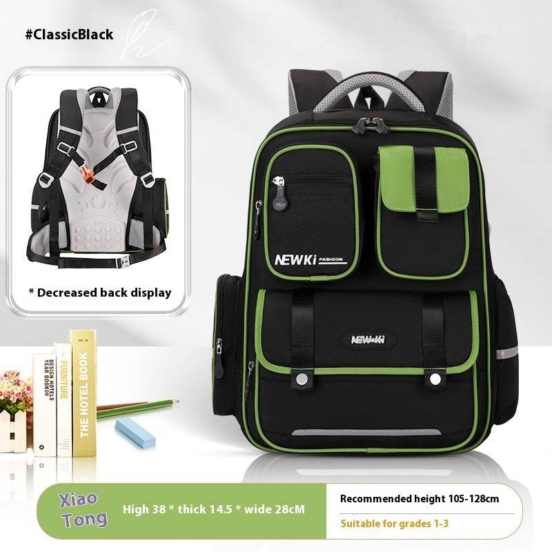 Children's Spine Protection Backpack Multi-compartment Burden Reduction Schoolbag - EX-STOCK Canada