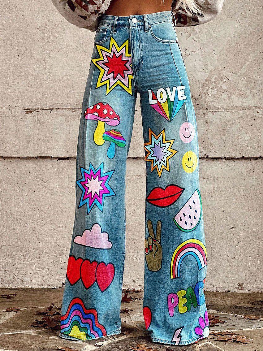 Women's Flared Thin Casual Pants