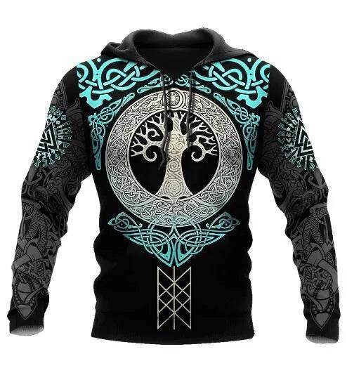 Men's Gothic Printed Street Fashion Classic Hoodie Pullover - EX-STOCK Canada