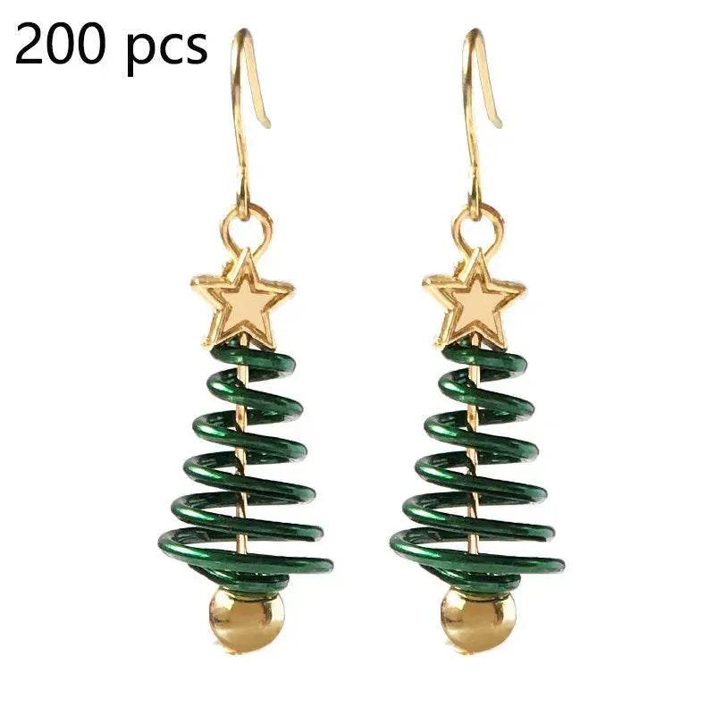 Christmas Earrings Tree Star DIY Earrings - EX-STOCK Canada