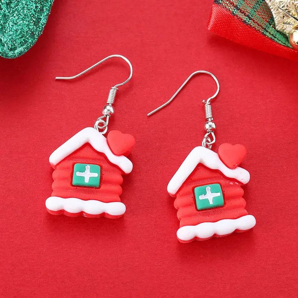 Creative Cartoon Christmas Earrings Fashion - EX-STOCK Canada