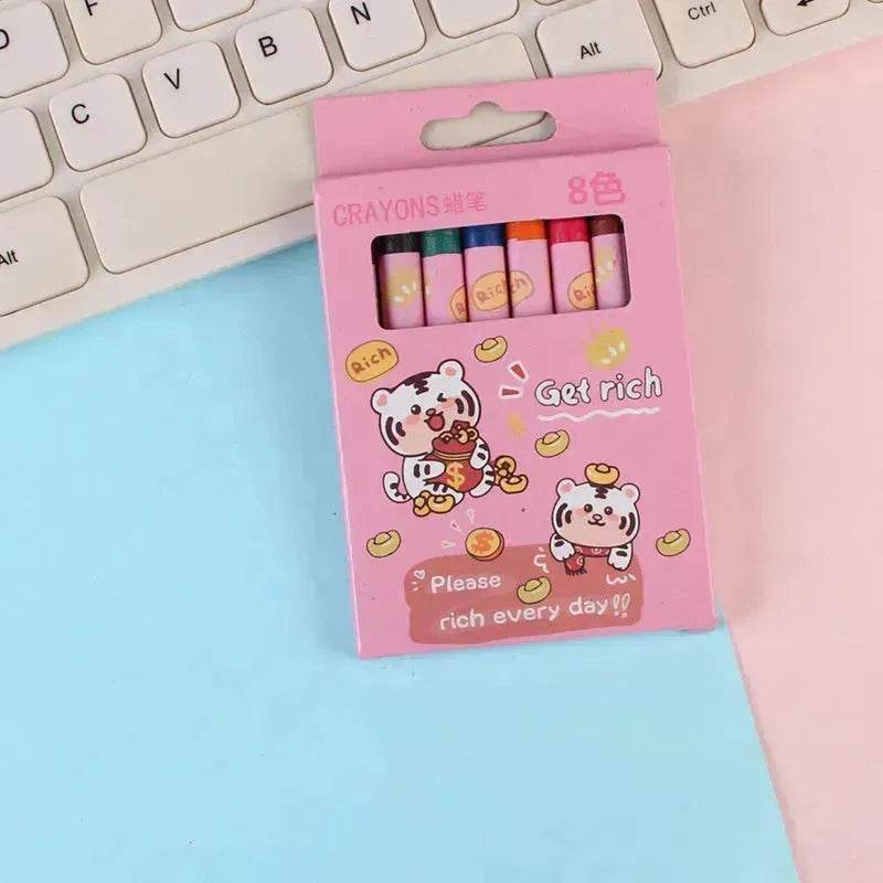 Stylish And Personalized Crayon Children's Student Painting Coloring Crayon - EX-STOCK Canada