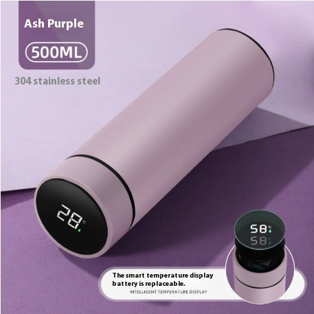 Smart Temperature Display High-grade Insulated Bottle Portable Large Capacity EX-STOCK Canada