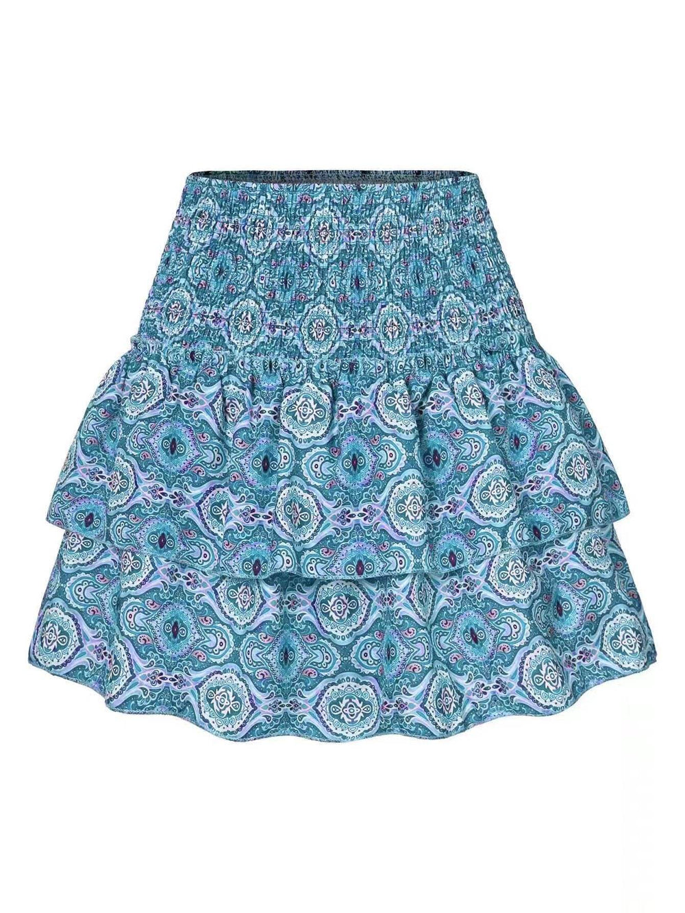 Leisure Versatile Lotus Leaf Women's Mini layered Skirt - EX-STOCK Canada