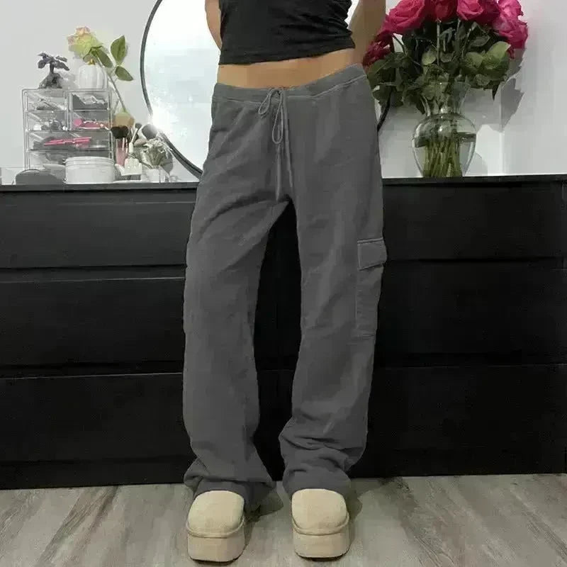 European And American Style Straight Exercise Casual Pants Women - EX-STOCK CANADA