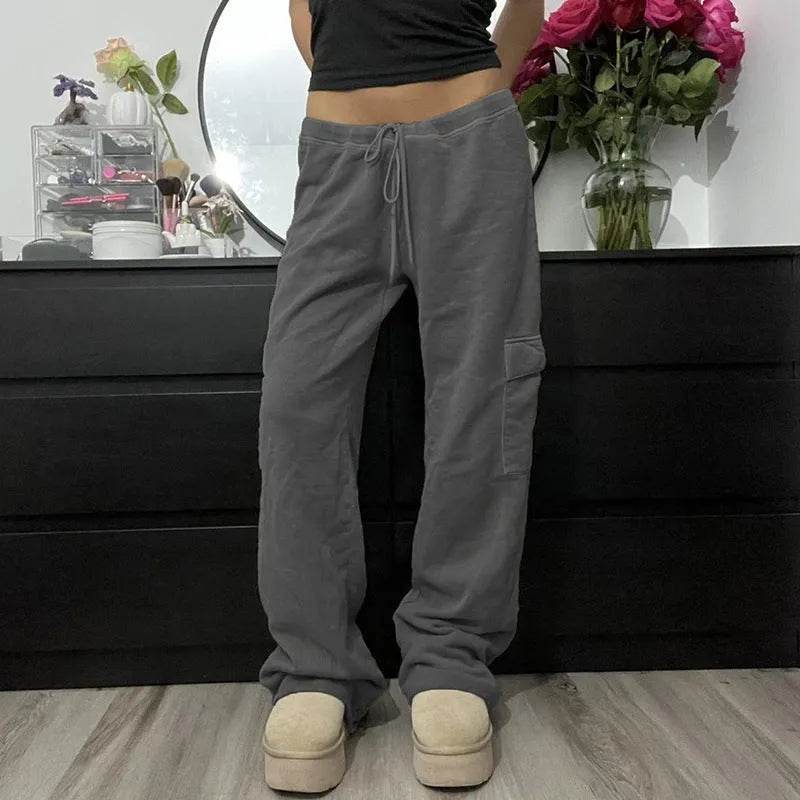 European And American Style Straight Exercise Casual Pants Women - EX-STOCK Canada