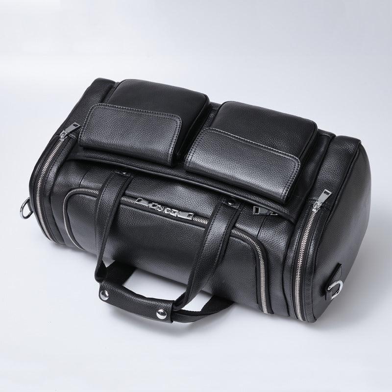 Sac de voyage à main en cuir pour hommes Grande capacité pour déplacements de courte distance | EX-STOCK Canada