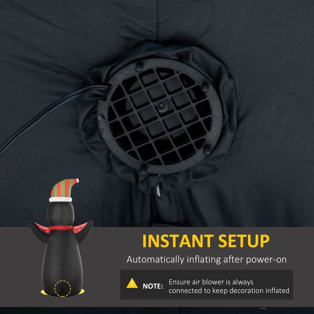 8' Christmas Inflatable Penguin LED Lights Indoor Outdoor Decoration EX-STOCK Canada