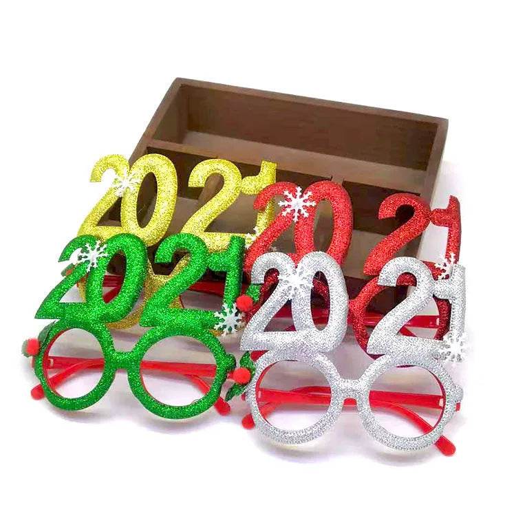 Party Christmas Children's Toys Christmas Luminous Glasses Frame - EX-STOCK Canada