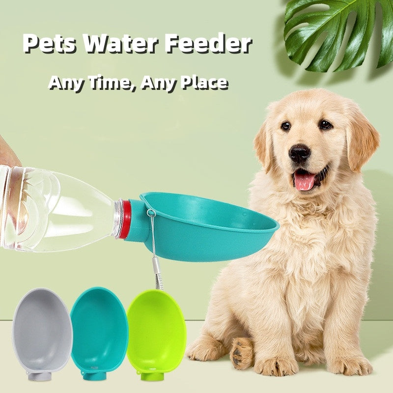 Portable Dog Drinking Bowl Outdoor Water Feeding Pet Outside Water Cup Dog Kettle For Small Breeds Dogs Pets Products EX-STOCK Canada