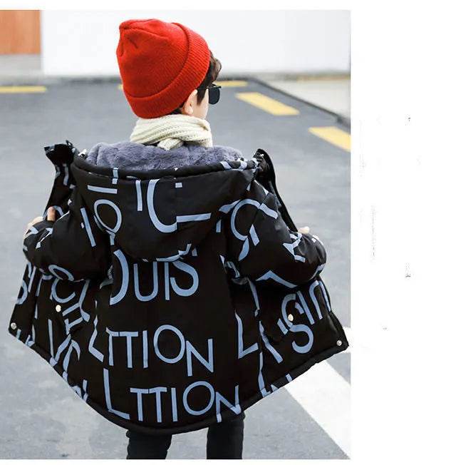 Children's Thick Padded Korean Winter Coat - EX-STOCK Canada