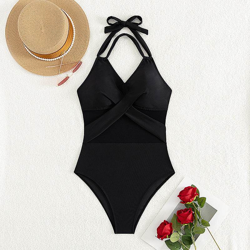 New Fashion One-piece Swimsuit Solid Color - EX-STOCK Canada