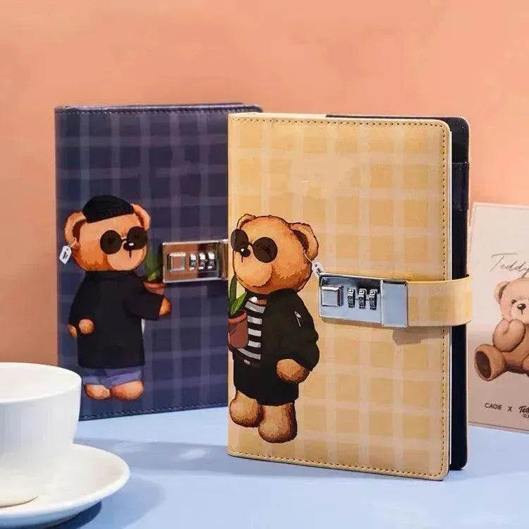 B6 Tide Card Password Book With Lock Senior Diary School Girls Creative Hand Ledger - EX-STOCK Canada