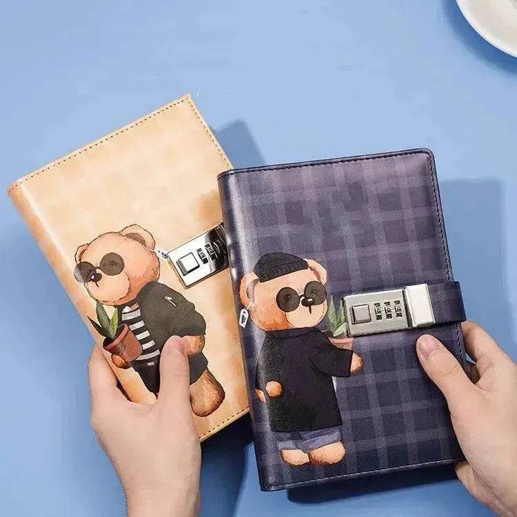 B6 Tide Card Password Book With Lock Senior Diary School Girls Creative Hand Ledger - EX-STOCK Canada