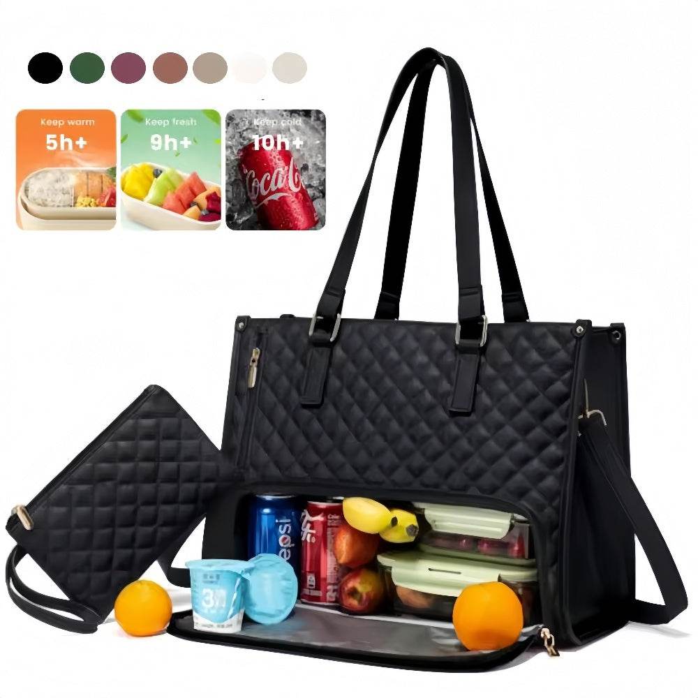 Women Stylish Fashion Commute Office Insulated Work Handbag Lunch Bag - EX-STOCK Canada