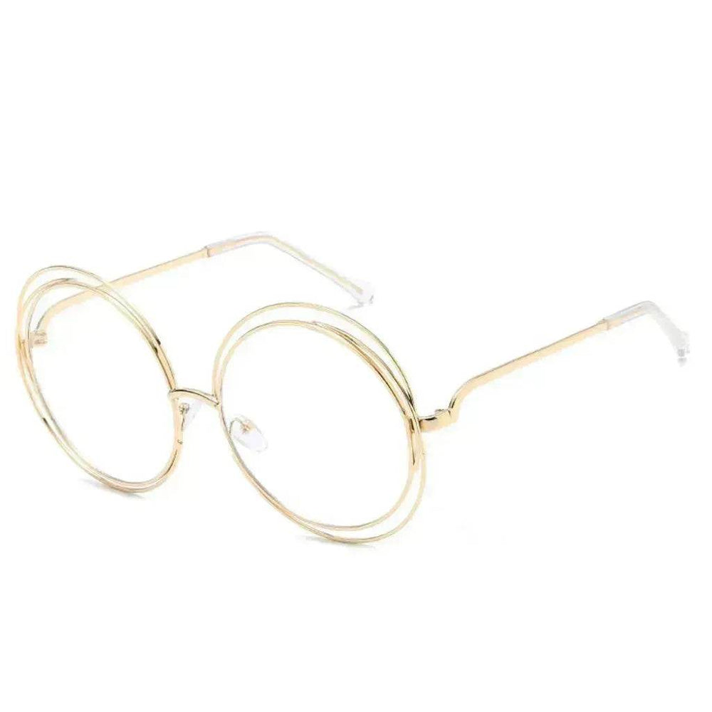 Large Frame Round Frame Unisex Sun Glasses True Film Ink Mirror Flat Light Mirror - EX-STOCK Canada