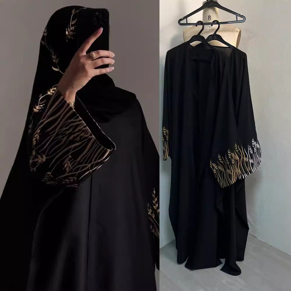 Bordado Árabe Ropa Exterior Abaya Túnica - EX-STOCK Canada