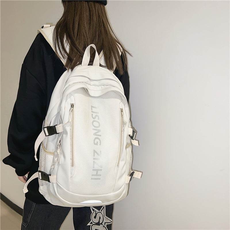 Simple Large Capacity Waterproof High School Backpack for Teens - EX-STOCK Canada