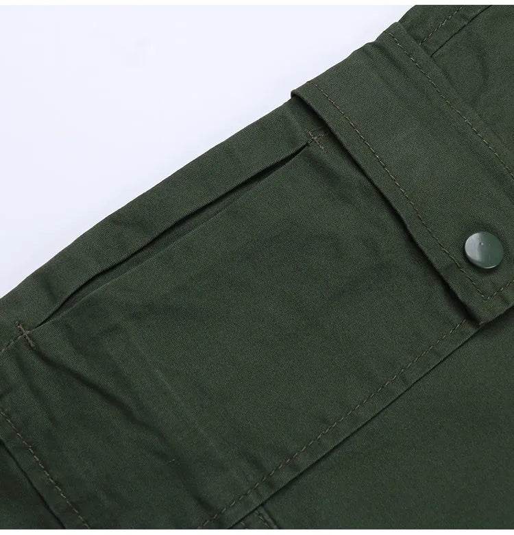 Straight Leg Cargo Pants Women High Waist Casual Baggy Pants - EX-STOCK Canada