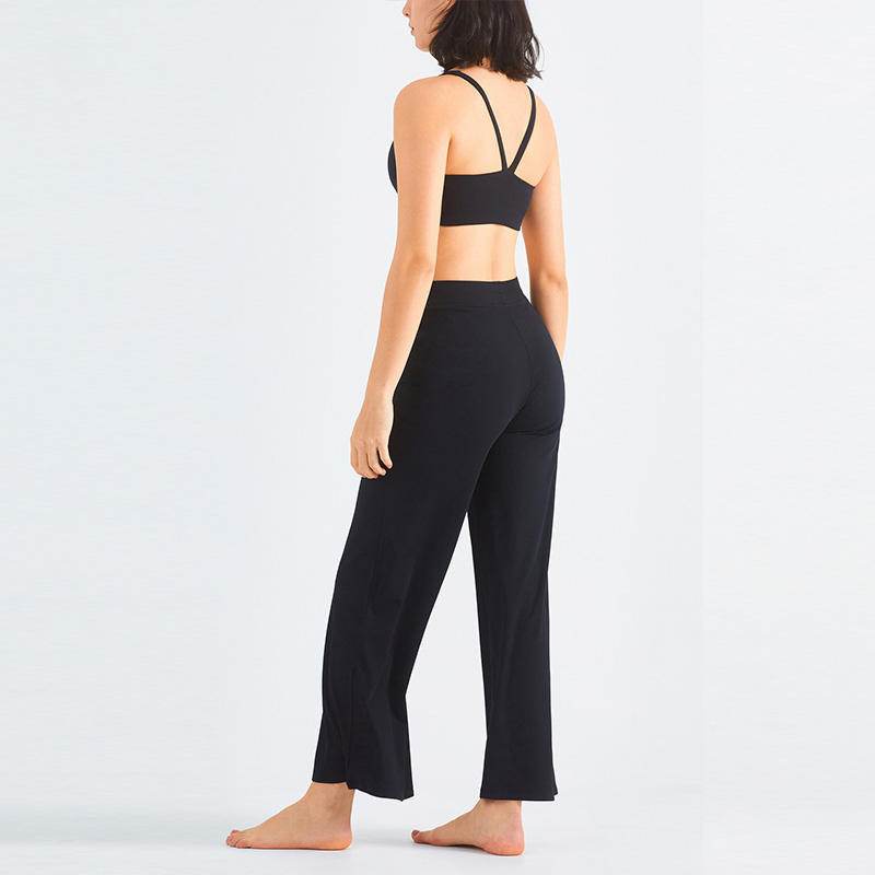 Loose Drawstring Flare Athleisure Wide leg Yoga Pants - EX-STOCK Canada