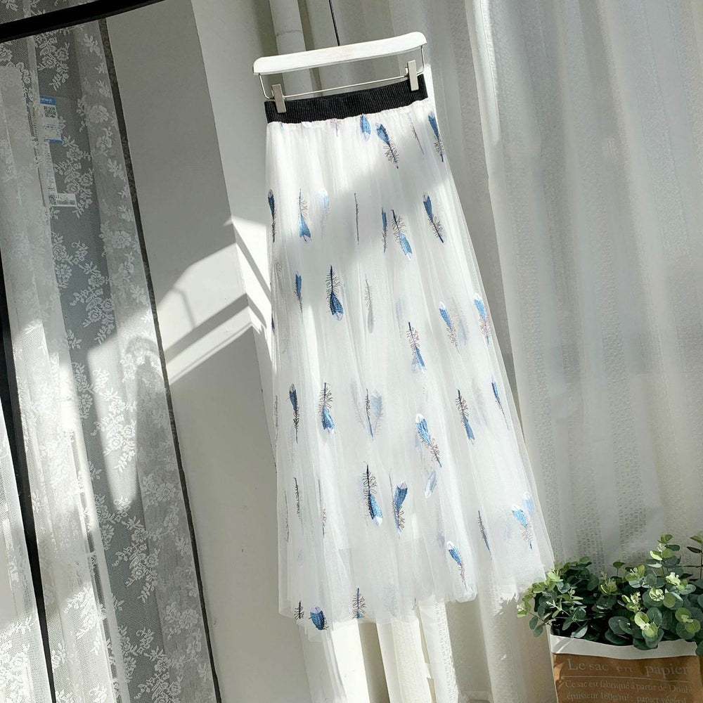 Women's Midi Organza Skirt Fairy Tutu Tulle Skirt - EX-STOCK Canada