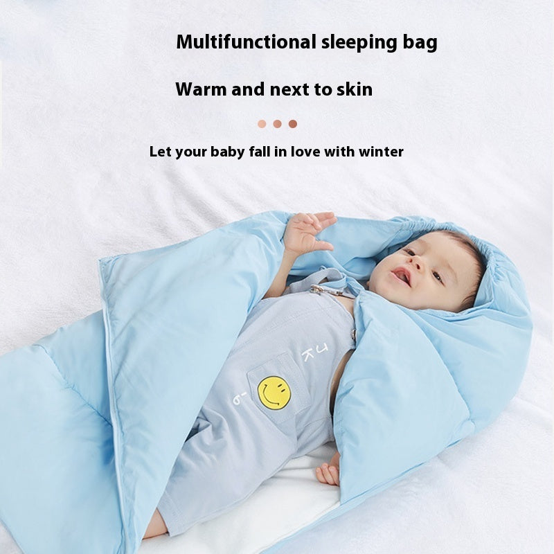 Baby Sleeping Bag Autumn And Winter Thick Down Anti Kick Duvet EX-STOCK Canada