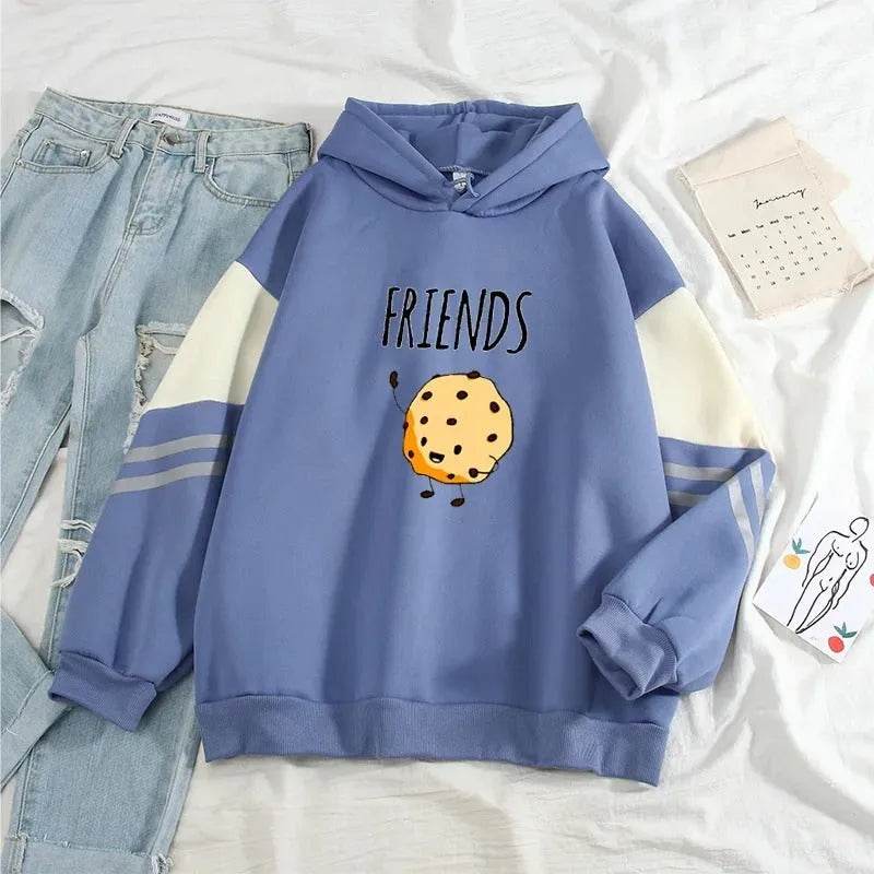 Color Matching Hoodie sweatshirt Top Pullover - EX-STOCK Canada