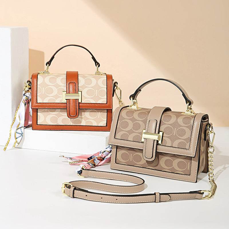 Vintage Printed PVC leather Shoulder Crossbody Bag for women - EX-STOCK Canada