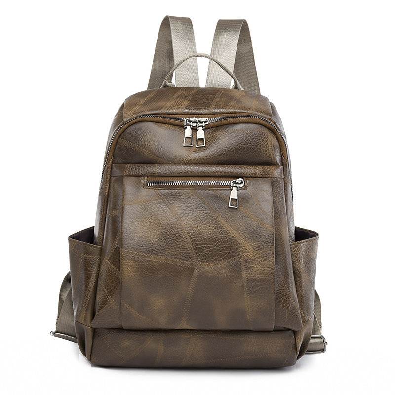 Portable Fashion Simple And Lightweight High School Leather Backpack - EX-STOCK Canada
