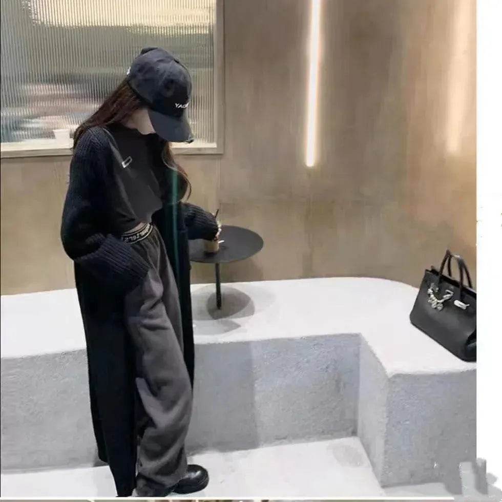 New Style Women Autumn Winter Fleece Long Kimono Sweater Jacket coat - EX-STOCK Canada