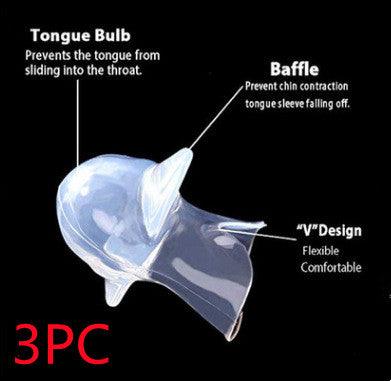 Transparent Silicone Tongue Case Anti-snoring Device EX-STOCK Canada
