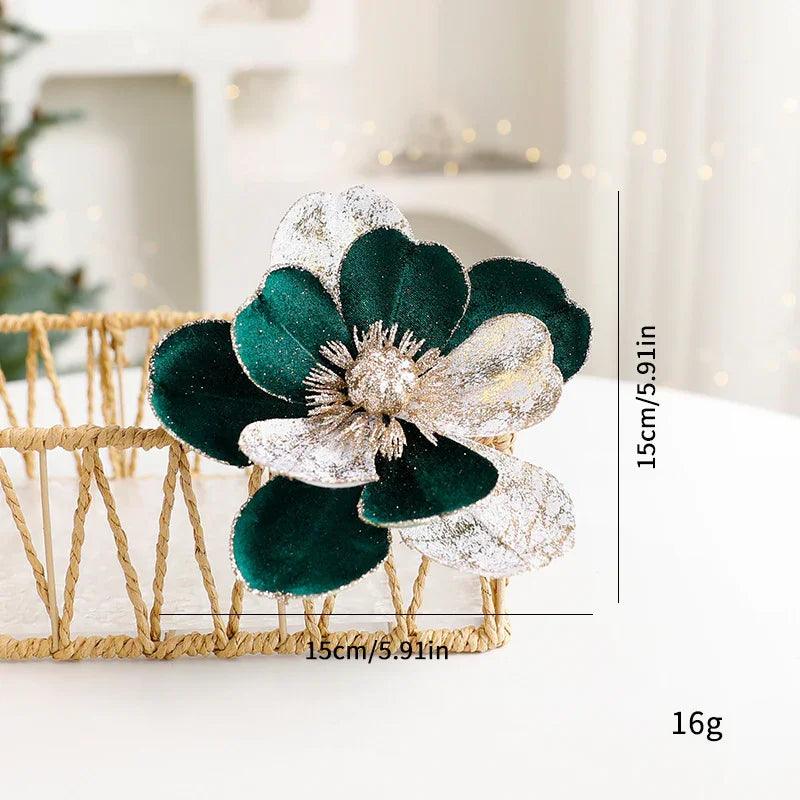 Ornements de fleurs de Noël Décorations pour arbre de NoëlEX-STOCK Canada